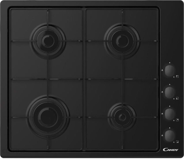 Candy CHW6LBB Gáz főzőlap - Fekete