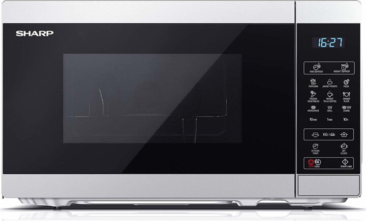 Sharp YC-MG02ES Mikrohullámú sütő - Inox