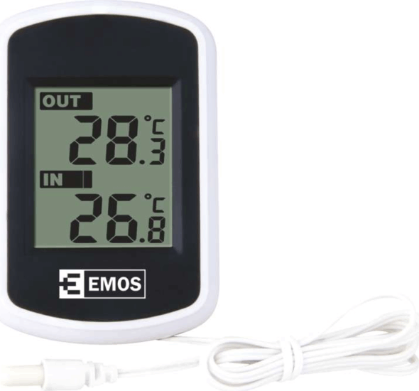 Emos E0041 Kültéri és Beltéri Digitális Vezetékes Hőmérő