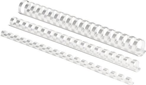 Fellowes IFW53304 8mm műanyag spirál - Fehér