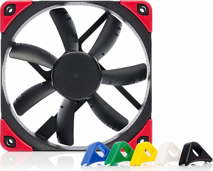 Noctua NF-S12A PWM chromax.black.swap 120mm PWM rendszerhűtő Noctua NF-S12A PWM chromax.black.swap 120mm PWM rendszerhűtő