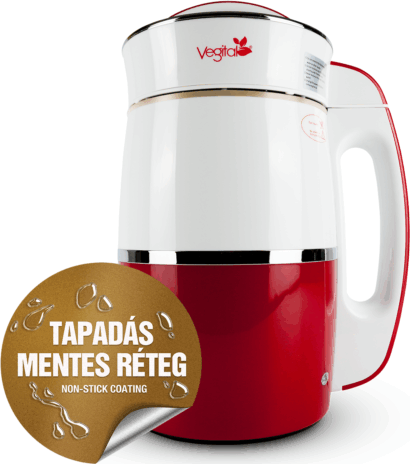 Vegital D20 RAINBOW CARMINE Növényi italkészítő automata - Piros/Fehér