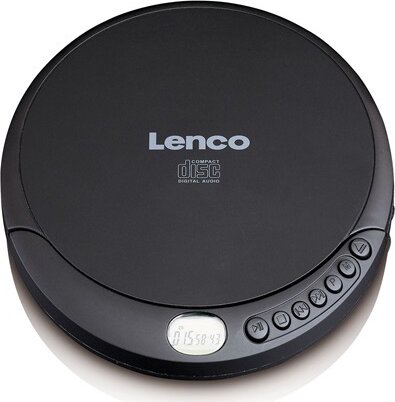 Lenco CD-010 Discman hordozható CD lejátszó - Fekete