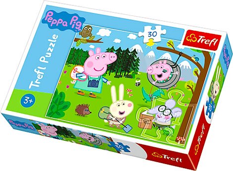 Trefl: Peppa malac Erdei felfedezések - 30 darabos puzzle