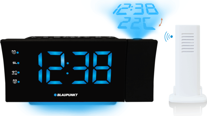 Blaupunkt CRP81USB Rádiós ébresztőóra - Fekete