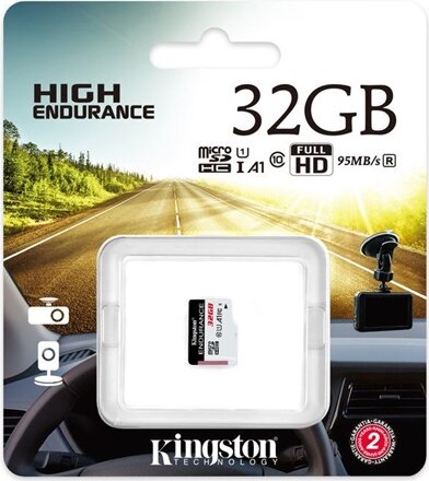 Kingston 32GB High Endurance microSDHC UHS-I CL10 memóriakártya Kingston 32GB High Endurance microSDHC UHS-I CL10 memóriakártya