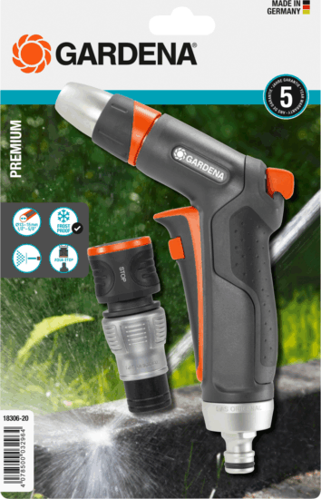 Gardena 18306-20 Prémium tisztító locsolópisztoly készlet