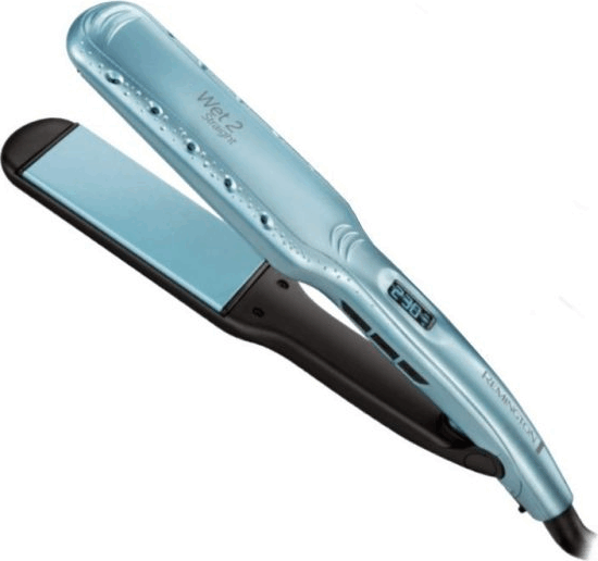 Remington S7350 Wet 2 Straight Széles Lapú Hajvasaló- Kék Remington S7350 Wet 2 Straight Széles Lapú Hajvasaló- Kék