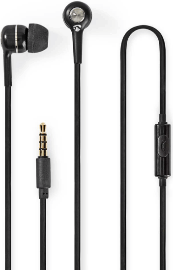 Nedis HPWD2020BK Fülhallgató - Fekete - Ezüst