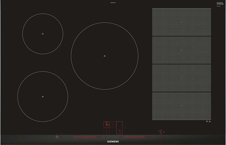 Siemens EX875LVC1E iQ700 Beépíthető Elektromos Kerámia főzőlap - Fekete