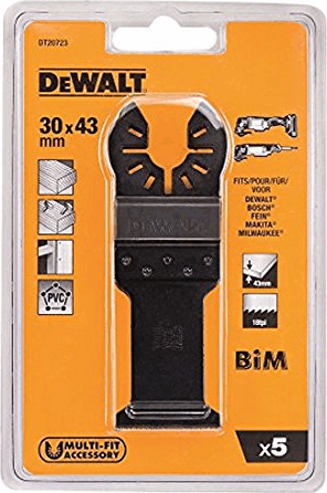 DeWalt DT20723 5 db.-os csomag szegelt faanyag vágására 43 x 30mm