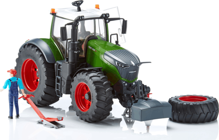 Bruder Fendt 1050 Vario szerelővel és garázs berendezéssel