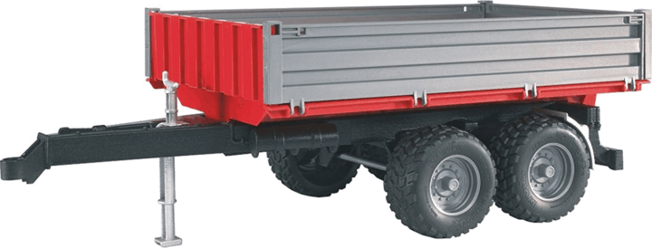 Bruder Mezőgazdasági pótkocsi Piros/Szürke