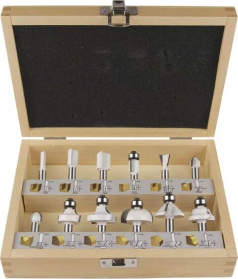 Makita D-53556 Marófej készlet fa megmunkáláshoz (12 db/csomag)