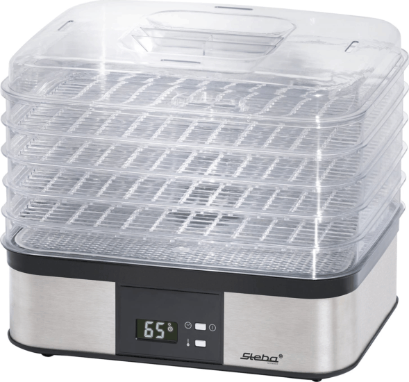 Steba ED 5 Aszalógép - Fekete/Inox