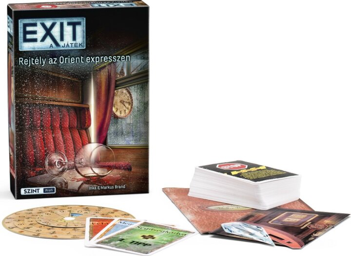 Piatnik EXIT 7. - Rejtély az Orient expresszen partijáték Piatnik EXIT 7. - Rejtély az Orient expresszen partijáték