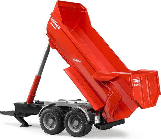 Bruder Krampe hátrabillentő tandem pótkocsi (1:16)