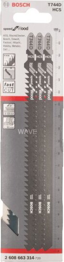 Bosch 2608663314 T 744 D Szúrófűrészlap (3 db/csomag)