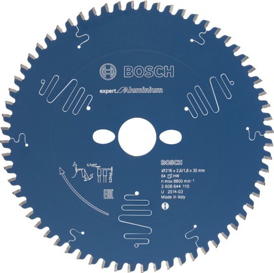 Bosch Expert Alumínium Körfűrészlap Ø 305mm 96 fog Bosch Expert Alumínium Körfűrészlap Ø 305mm 96 fog