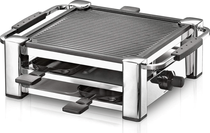 Rommelsbacher Raclette RCC 1000 Fashion Elektromos grillsütő - Inox