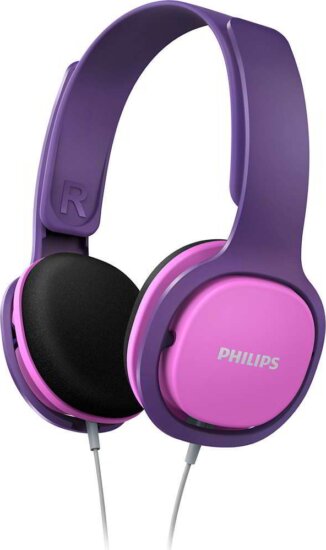 Philips SHK2000PK gyerek fejhallgató - rózsaszín-lila