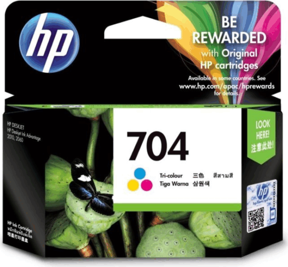 HP No. 704 Eredeti Tintapatron Tri-color HP No. 704 Eredeti Tintapatron Tri-color