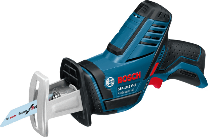 Bosch GSA 10,8/12 V-LI Professional Akkumulátoros orrfűrész szerszámkofferban (akku és töltő nélkül)