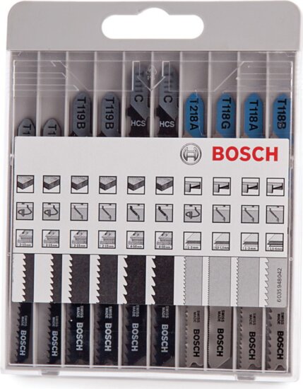 Bosch Basic for Wood and Metal Szúrófűrészlap készlet (10 db/csomag)