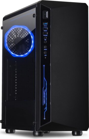 Inter-Tech C-3 Saphir Számítógépház - Fekete Inter-Tech C-3 Saphir Számítógépház - Fekete