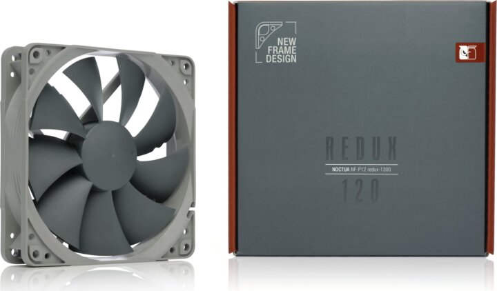 Noctua NF-P12 redux-1300 120mm rendszerhűtő