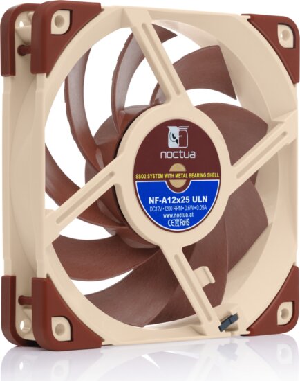 Noctua NF-A12x25 ULN 120mm rendszerhűtő