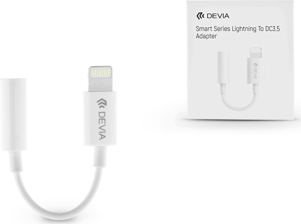 Devia Smart Series ST324550 Lightning - 3.5 mm jack adapter Devia Smart Series ST324550 Lightning - 3.5 mm jack adapter