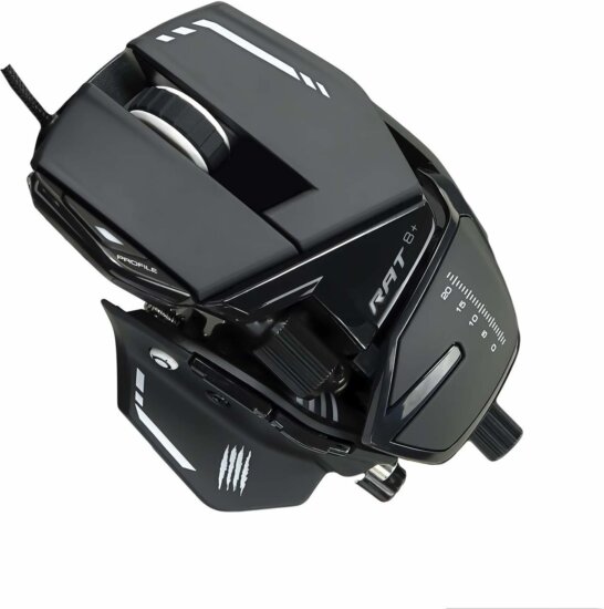 Mad Catz R.A.T. 8+ USB Gaming Egér - Fekete