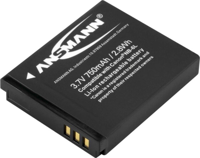 Ansmann A-Can NB 6 L akkumulátor Canon fényképezőgépekhez 750mAh