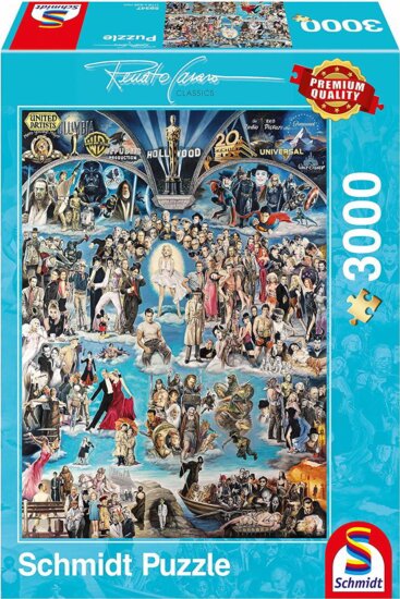 Schmidt Spiele Hollywood XXL - 3000 darabos festmény puzzle