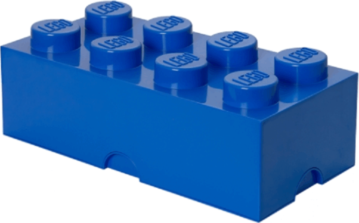 LEGO 40041731 Brick 8 Tároló doboz 12,1L - Kék