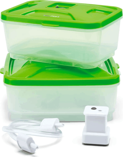 TEFAL XA258010 Lunch Box Műanyag Vákuum doboz készlet 0,6L + 0,8L (2db)