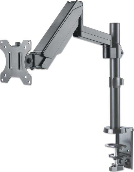 Manhattan 461580 LED/LCD TV/Monitor 17"-32" 1 karos asztali tartó gázrugóval - Fekete
