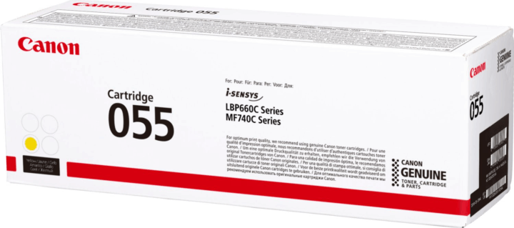Canon CRG-055 Eredeti Toner Sárga
