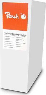 Peach A4 1.5 mm hőkötő borító 15 db laphoz - Fehér (100 db/csomag)