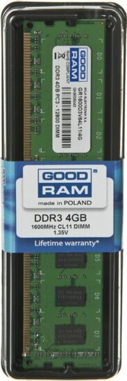 GoodRam 8GB /1600 DDR3 RAM GoodRam 8GB /1600 DDR3 RAM