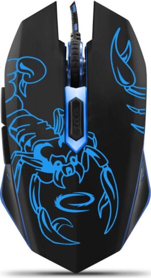 Esperanza Scorpio 6D MX203 Egér - Fekete/Kék