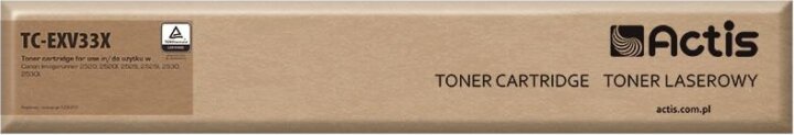 Actis (Canon C-EXV33) Toner Fekete Actis (Canon C-EXV33) Toner Fekete