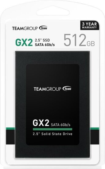 TeamGroup 512GB GX2 2.5" SATA3 SSD TeamGroup 512GB GX2 2.5" SATA3 SSD