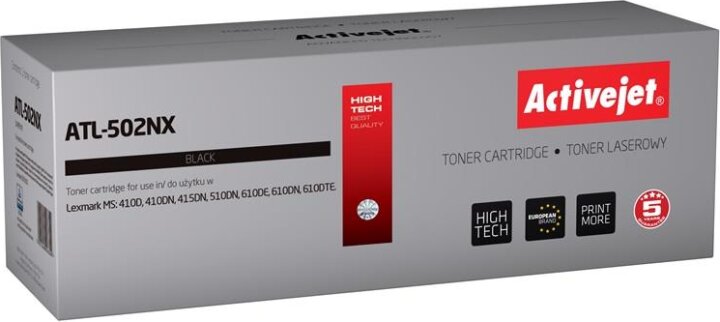 ActiveJet (Lexmark 502X/50F2X00) Toner Fekete