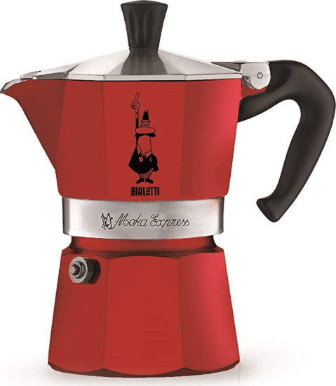 Bialetti Mokka Kotyogós Kávéfőző - Piros