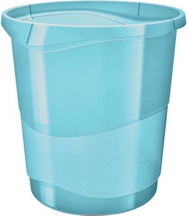 Esselte Colour' Ice 14 literes műanyag papírkosár - Áttetsző kék