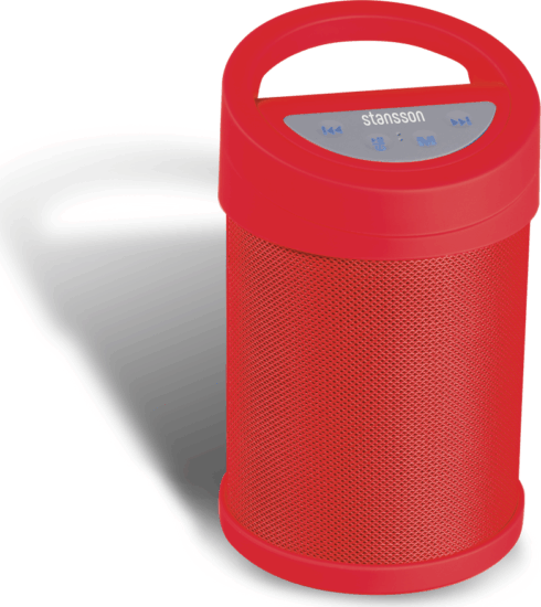 Stansson Classic BSC380 Hordozható Bluetooth hangszóró - Piros