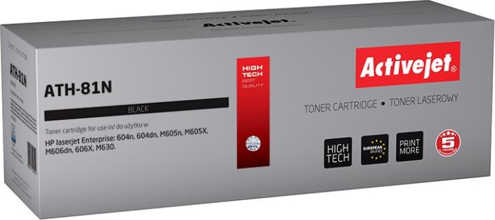 ActiveJet (HP 81A CF281A) Toner Fekete