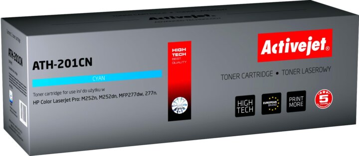 ActiveJet (HP 201A CF401A) Toner Cián ActiveJet (HP 201A CF401A) Toner Cián